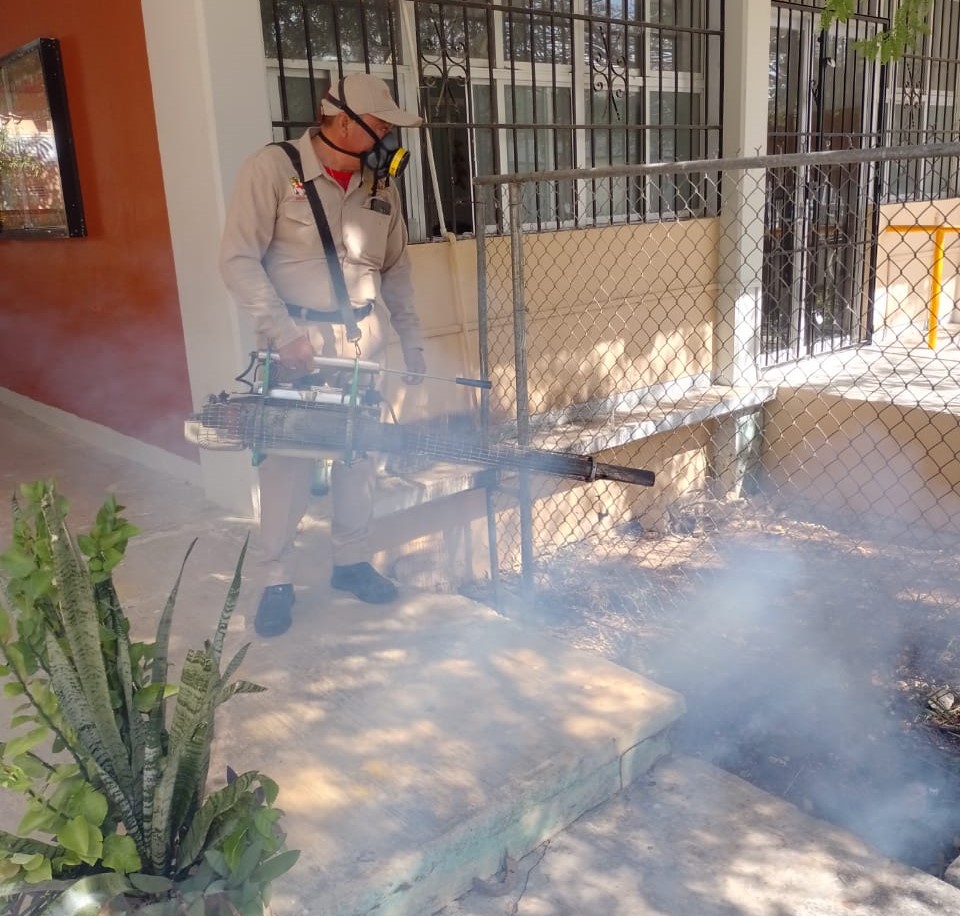 EL COMBATE AL DENGUE ES PERMANENTE EN CAMPECHE CON ACCIONES DE NEBULIZACIÓN