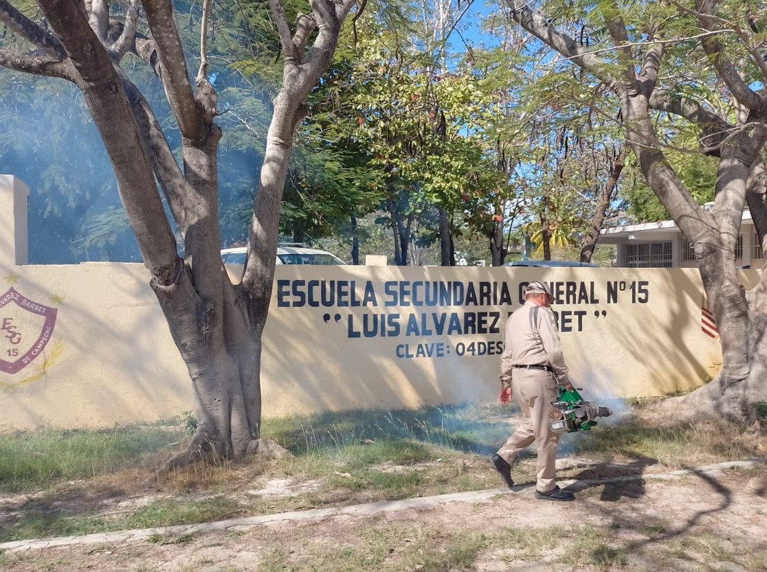 EL COMBATE AL DENGUE ES PERMANENTE EN CAMPECHE CON ACCIONES DE NEBULIZACIÓN