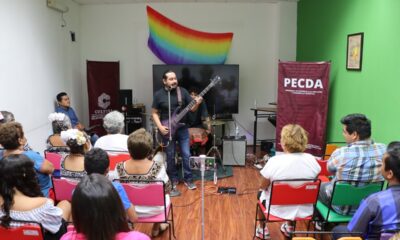 PRESENTAN PROYECTOS PECDA EN LA BIBLIOTECA FRANCISCO SOSA ESCALANTE