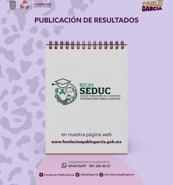 Fundación Pablo García publica resultados de la Beca SEDUC para hijas e hijos de trabajadores de Educación