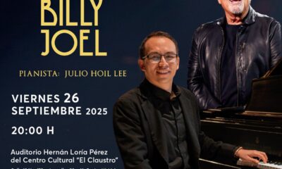 VIERNES DE RECITAL PRESENTA TRIBUTO A BILLY JOEL