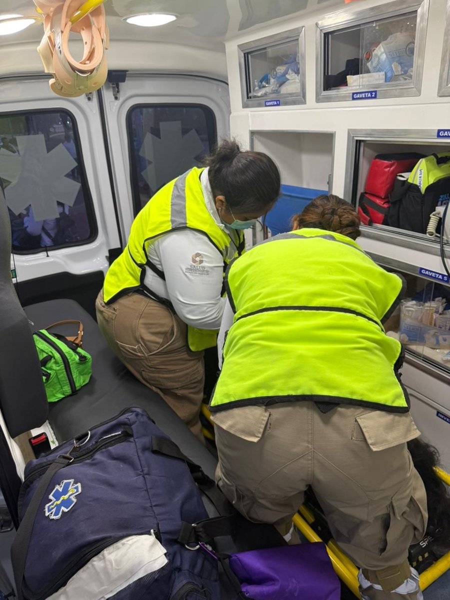 BENEFICIAN A CAMPECHANOS CON SERVICIOS DE ATENCIÓN MÉDICA PREHOSPITALARIA