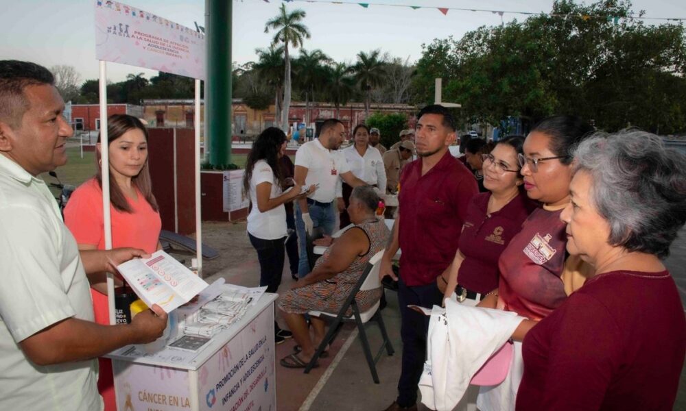 FOMENTAN HÁBITOS SALUDABLES EN DZIBALCHÉN CON SALUD EN TU BARRIO