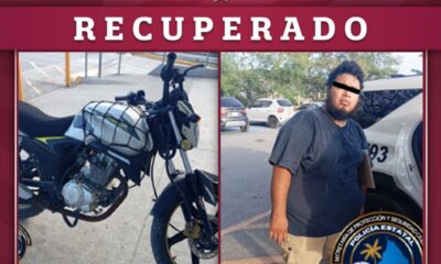 C5 DETECTA MOTOCICLETA CON REPORTE DE ROBO; FUE ASEGURADA Y PUESTA A DISPOSICIÓN DE LA FGE