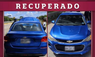 POLICÍA RECUPERA VEHÍCULO CON REPORTE DE ROBO