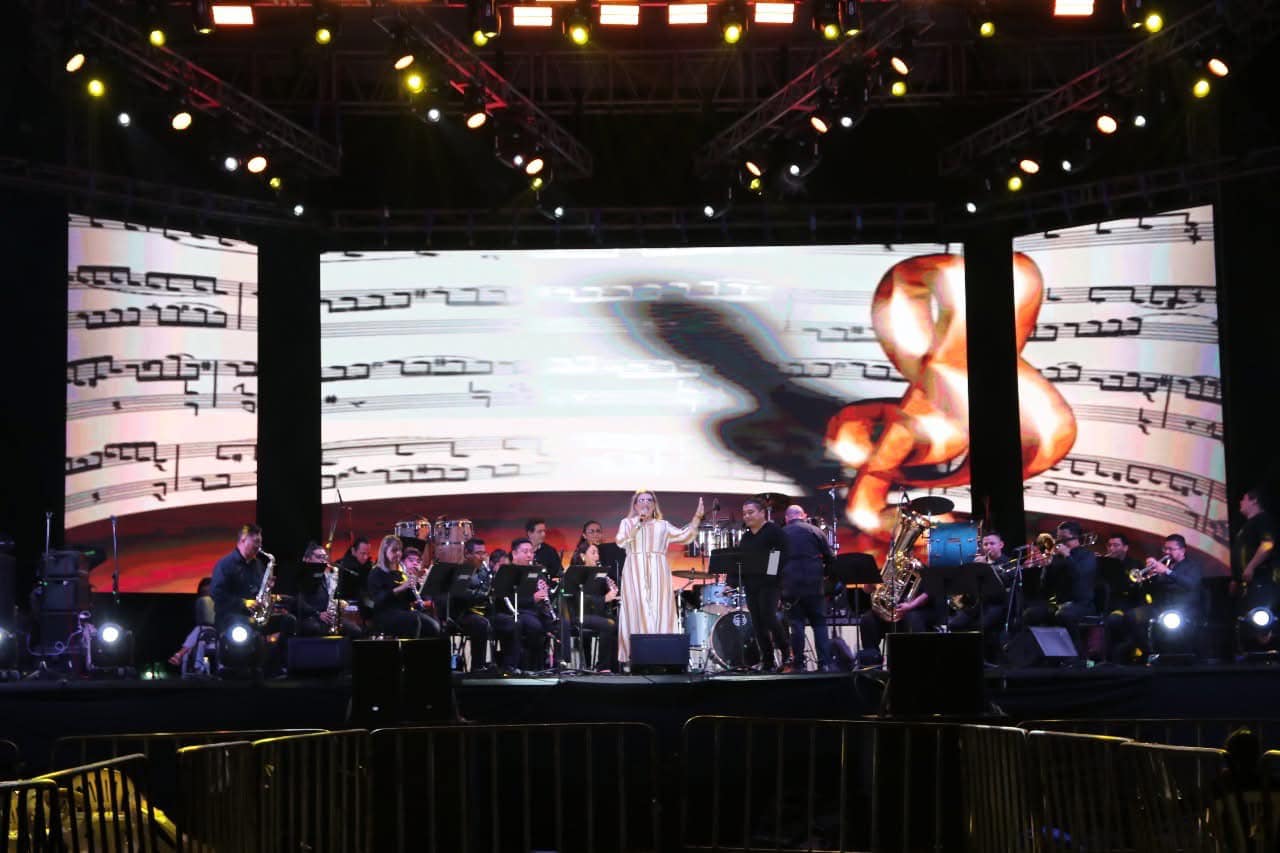 BANDA DE MÚSICA DEL ESTADO LLEVA EL TRIBUTO A JUAN GABRIEL A LA FERIA DE CANDELARIA