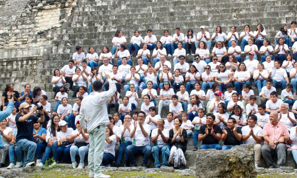 CULMINA CON ÉXITO EL PRIMER ENCUENTRO ESTATAL DE COROS DE CAMPECHE EN CALAKMUL