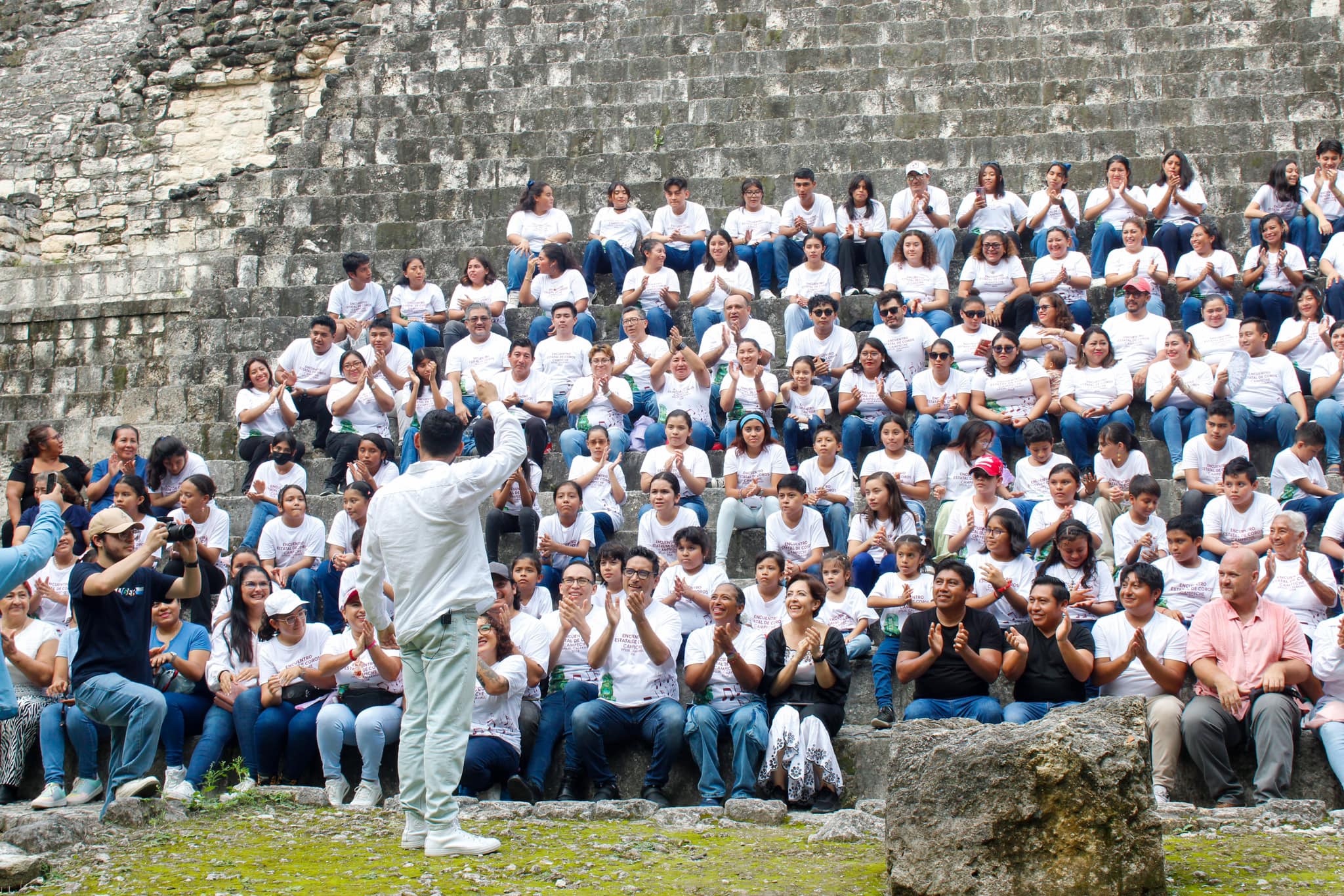 CULMINA CON ÉXITO EL PRIMER ENCUENTRO ESTATAL DE COROS DE CAMPECHE EN CALAKMUL