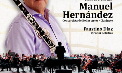 EL RECONOCIDO CLARINETISTA PRINCIAL DE LA ORQUESTA FILARMÓNICA DE LA UNAM ACTUARÁ CON LA ORQUESTA SINFÓNICA DE CAMPECHE