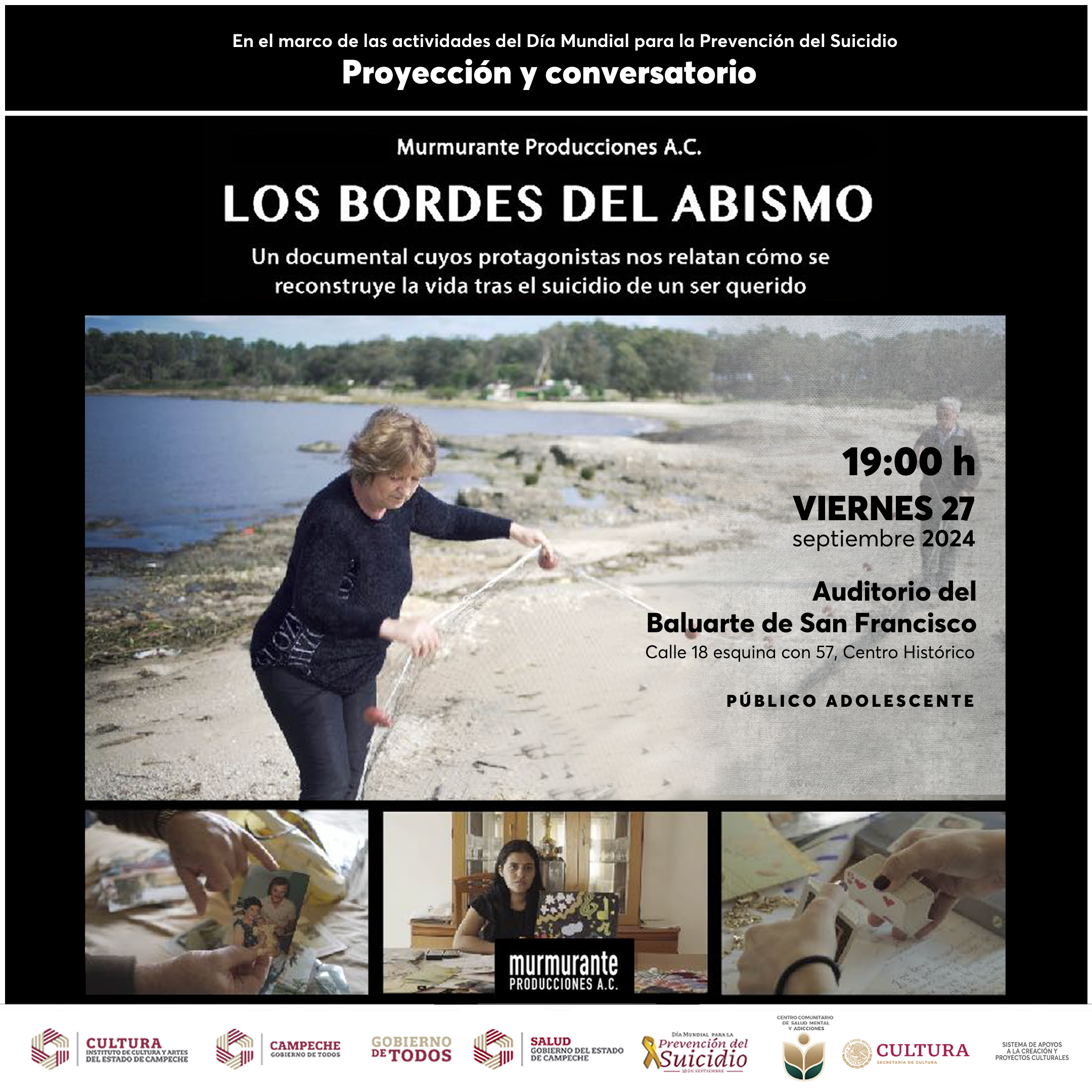 PROYECTARÁ INSTITUTO DE CULTURA Y ARTES OBRAS DE CINE DOCUMENTAL SOBRE LA SALUD MENTAL