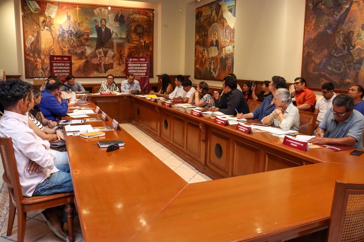 INSTITUTO DE CULTURA ESTATAL IMPULSA PROYECTOS 2025 ANTE AUTORIDADES MUNICIPALES