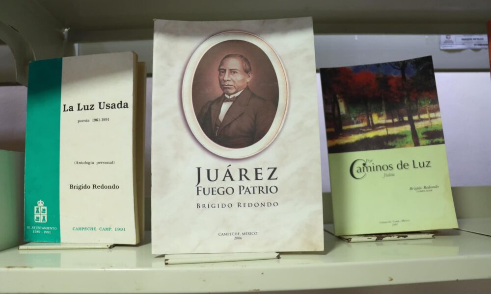 INAUGURAN SALA BRÍGIDO A. REDONDO DOMÍNGUEZ EN LA BIBLIOTECA CENTRAL ESTATAL FRANCISCO SOSA ESCALANTE EN HOMENAJE AL POETA Y DRAMATURGO CAMPECHANO