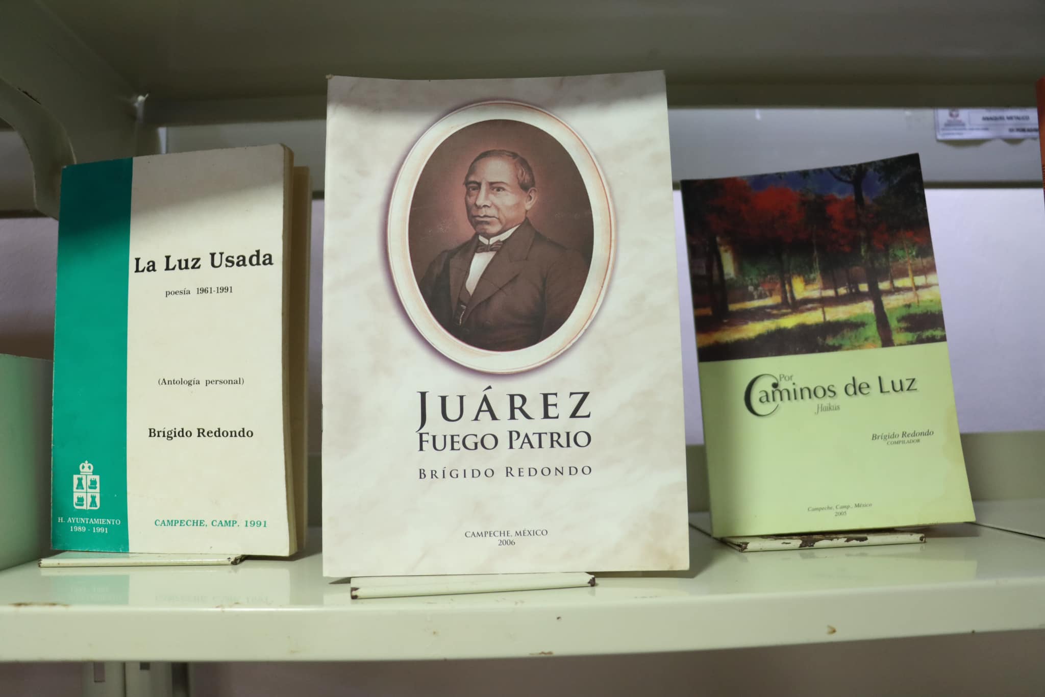 INAUGURAN SALA BRÍGIDO A. REDONDO DOMÍNGUEZ EN LA BIBLIOTECA CENTRAL ESTATAL FRANCISCO SOSA ESCALANTE EN HOMENAJE AL POETA Y DRAMATURGO CAMPECHANO