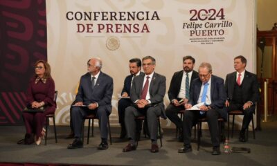 La Gobernadora, Layda Sansores San Román, Acompañó Al Presidente, López Obrador, En La Presentación De Los Avances Del Programa Imss-Bienestar