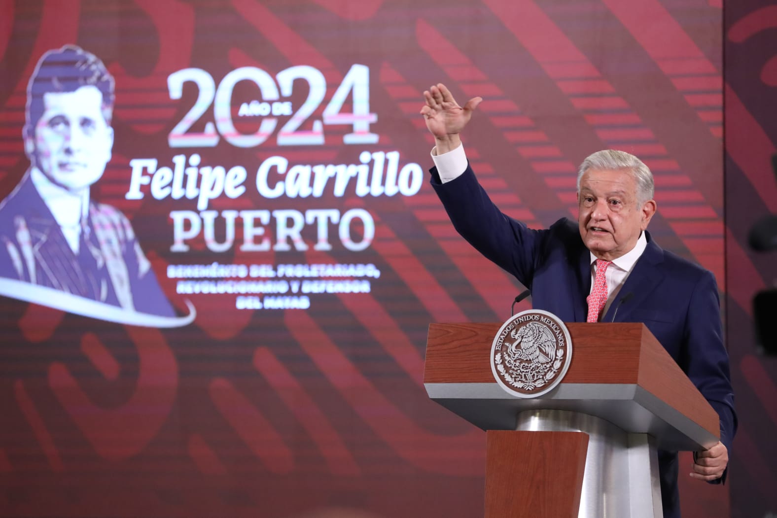 La Gobernadora, Layda Sansores San Román, Acompañó Al Presidente, López Obrador, En La Presentación De Los Avances Del Programa Imss-Bienestar
