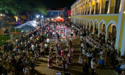 ENCABEZÓ LA GOBERNADORA, LAYDA SANSORES SAN ROMÁN, VIBRANTE CAMINATA CAMPECHANA EN EL CENTRO HISTÓRICO