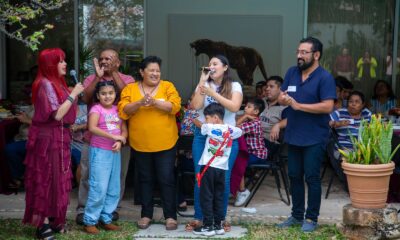 TRADICIONAL CONVIVENCIA DE AÑO NUEVO DE LA GOBERNADORA LAYDA SANSORES SAN ROMÁN CON SUS VECINOS