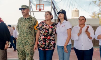 LA GOBERNADORA, LAYDA SANSORES SAN ROMÁN, ATENDIÓ IN SITU A PESCADORES DE ISLA ARENA, LA COMUNIDAD CAMPECHANA MÁS AZOTADA POR EL HURACÁN “MILTON”
