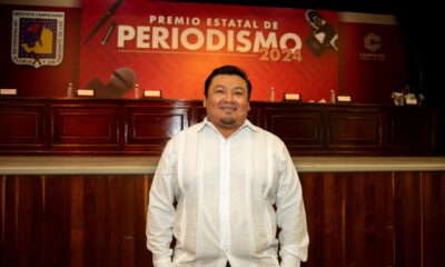 ENCABEZÓ LA GOBERNADORA, LAYDA SANSORES SAN ROMÁN, LA ENTREGA DEL PREMIO ESTATAL DE PERIODISMO 2024