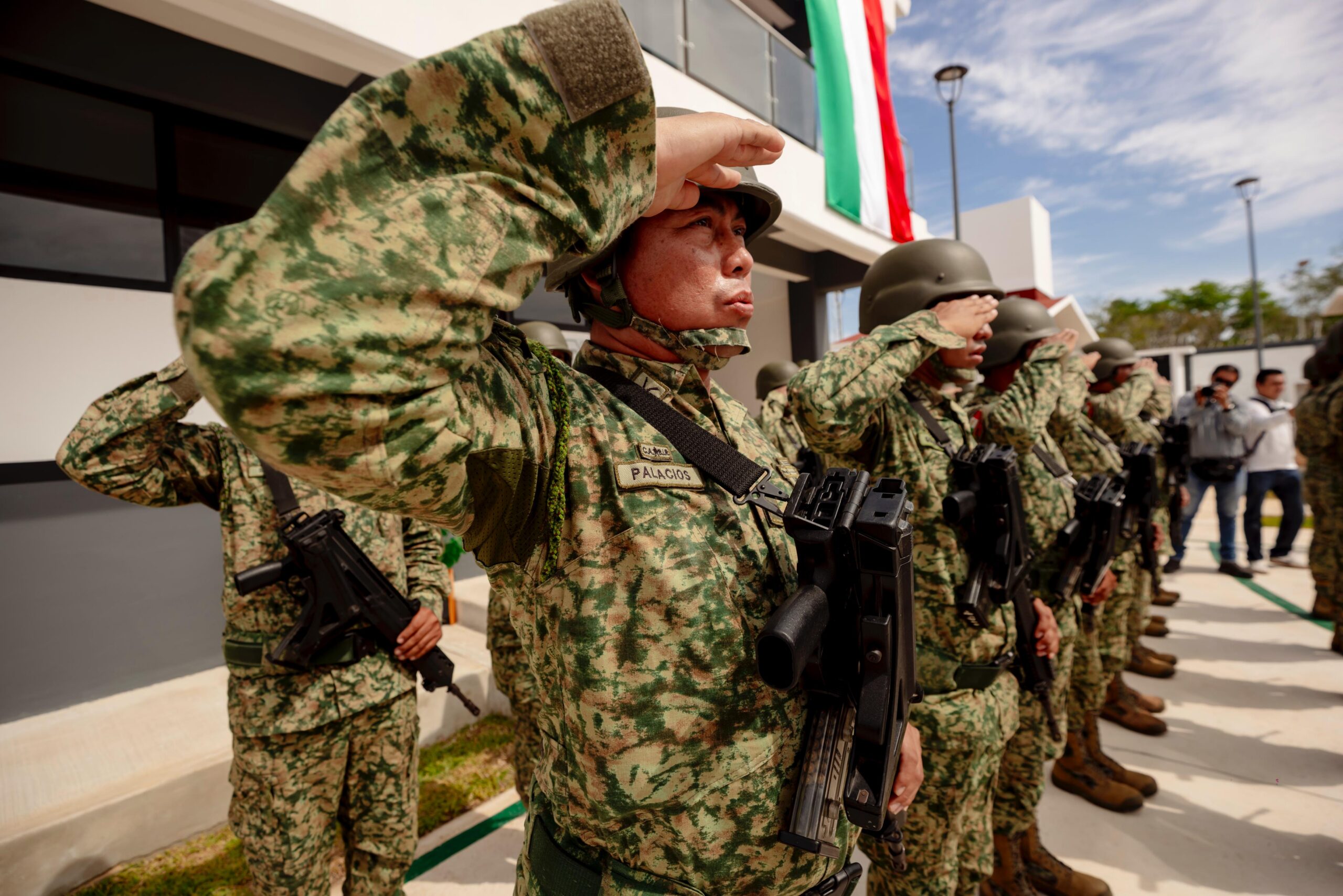 LA GUARDIA NACIONAL REFUERZA SU PRESENCIA EN CAMPECHE; HOY LA GOBERNADORA LAYDA SANSORES SAN ROMÁN INAUGURÓ EL DESTACAMENTO EN HECELCHAKÁN