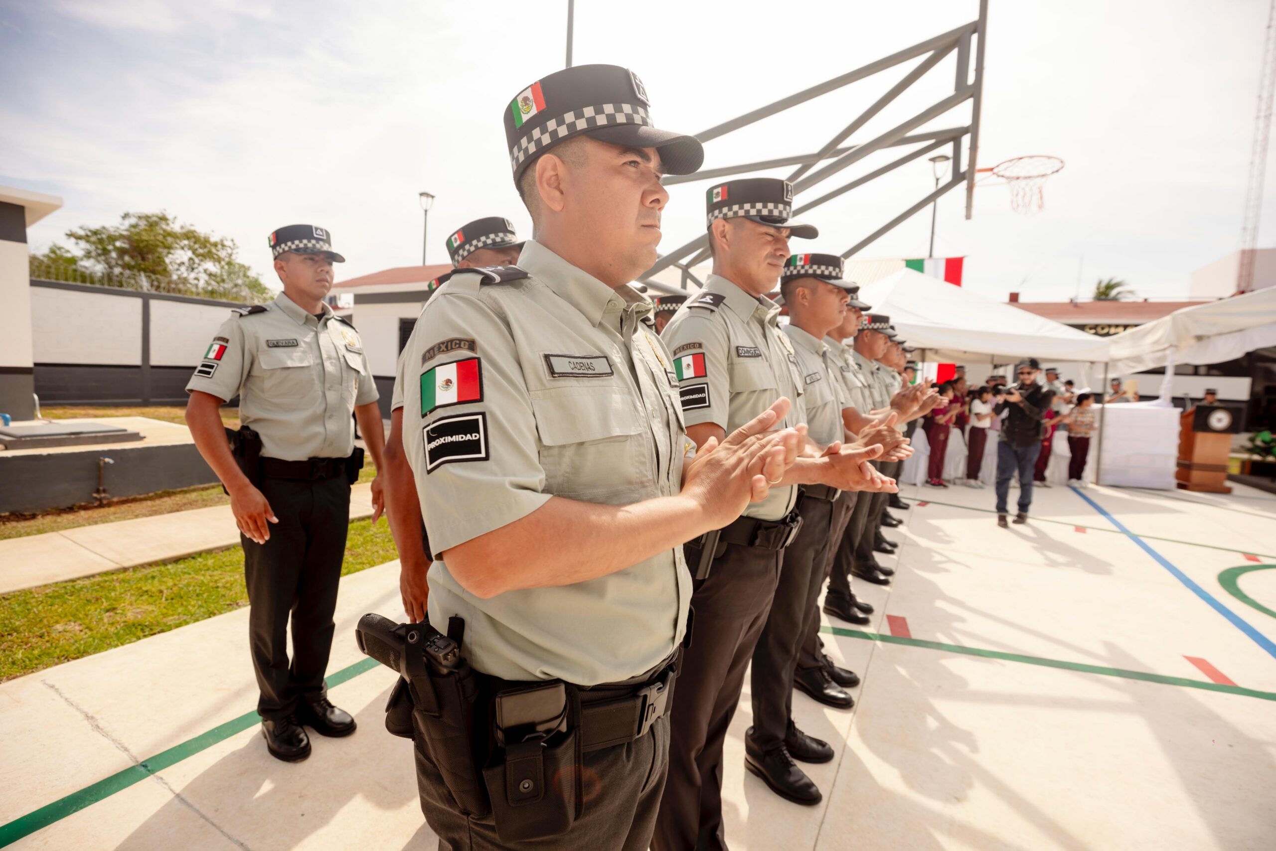 LA GUARDIA NACIONAL REFUERZA SU PRESENCIA EN CAMPECHE; HOY LA GOBERNADORA LAYDA SANSORES SAN ROMÁN INAUGURÓ EL DESTACAMENTO EN HECELCHAKÁN