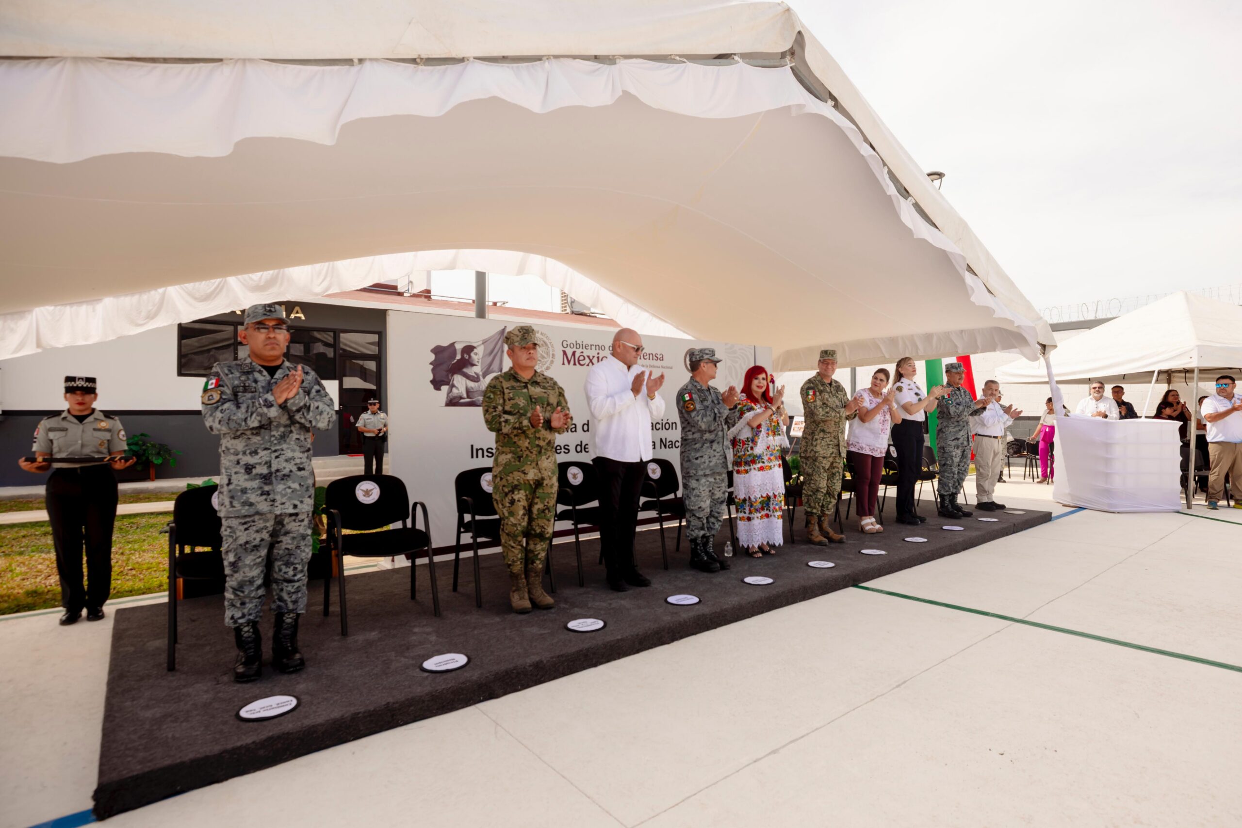 LA GUARDIA NACIONAL REFUERZA SU PRESENCIA EN CAMPECHE; HOY LA GOBERNADORA LAYDA SANSORES SAN ROMÁN INAUGURÓ EL DESTACAMENTO EN HECELCHAKÁN