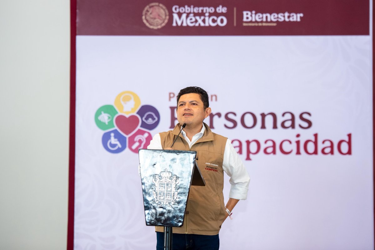 DESTACA LA GOBERNADORA LAYDA SANSORES SAN ROMÁN QUE LA PENSIÓN DE BIENESTAR DE PERSONAS CON DISCAPACIDAD ES UN ACTO DE DIGNIDAD Y DE JUSTICIA