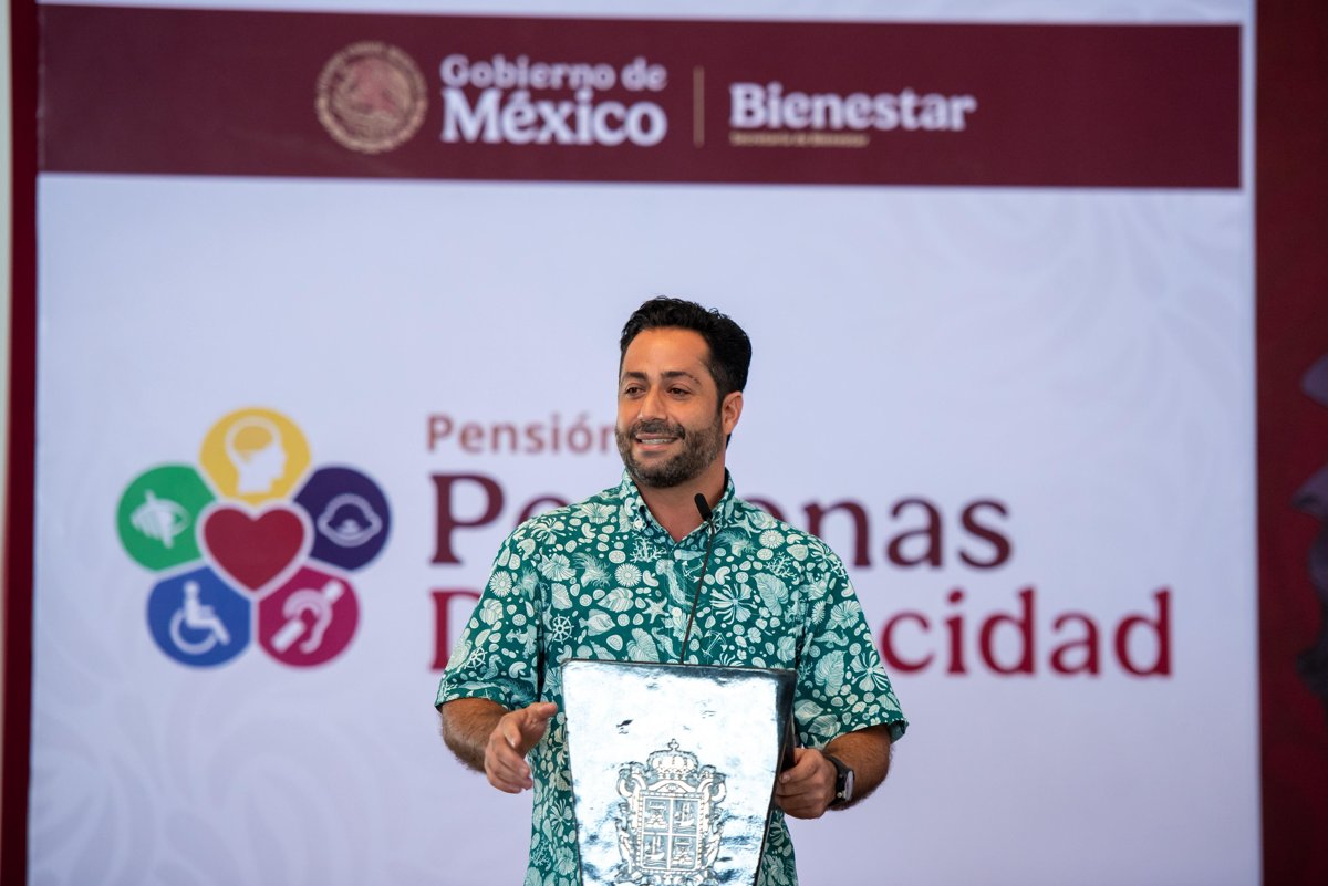 DESTACA LA GOBERNADORA LAYDA SANSORES SAN ROMÁN QUE LA PENSIÓN DE BIENESTAR DE PERSONAS CON DISCAPACIDAD ES UN ACTO DE DIGNIDAD Y DE JUSTICIA