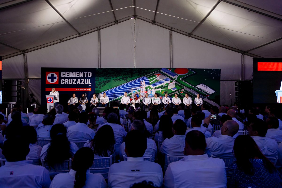 INICIÓ EL DESPEGUE INDUSTRIAL DE LA ENTIDAD; CRUZ AZUL ARRANCÓ OFICIALMENTE LA CONSTRUCCIÓN DE SU QUINTA PLANTA EN SEYBAPLAYA