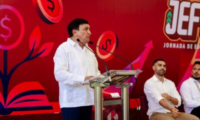 INAUGURÓ LA GOBERNADORA LAYDA SANSORES SAN ROMÁN LA TERCERA JORNADA DE EDUCACIÓN FINANCIERA 2025 EN EL TECNOLÓGICO DE CAMPECHE