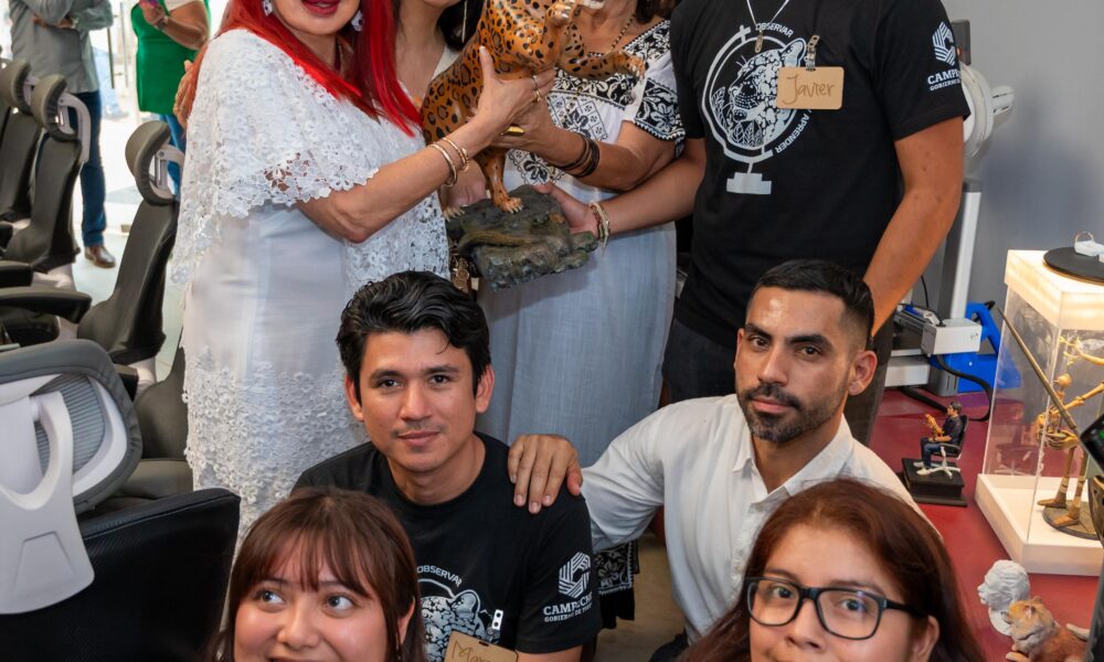 VISITÓ LA GOBERNADORA, LAYDA SANSORES SAN ROMÁN, EL AULA DE EXCELENCIA DEL COESICYDET EN EL PARQUE MOCH COHUÓ