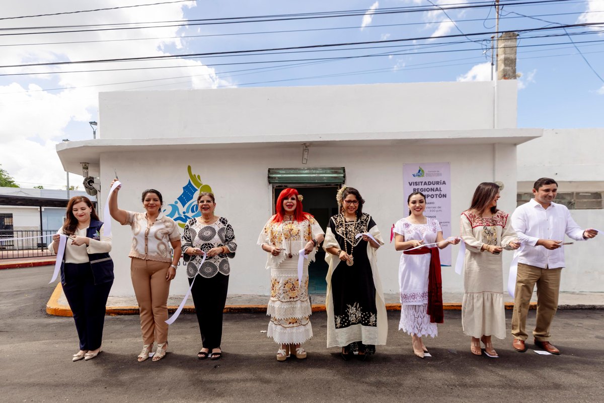 LA GOBERNADORA, LAYDA SANSORES SAN ROMÁN, INAUGURÓ LA OFICINA REGIONAL DE LA CODHECAM Y ATESTIGUÓ EL TERCER INFORME DE ACTIVIDADES EN CHAMPOTÓN