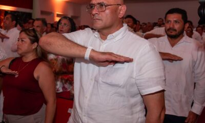 LA GOBERNADORA, LAYDA SANSORES SAN ROMÁN, ATESTIGUÓ EL TERCER INFORME DE GOBIERNO DE LA ALCALDESA DE CHAMPOTÓN, CLAUDETH SARRICOLEA CASTILLEJOS