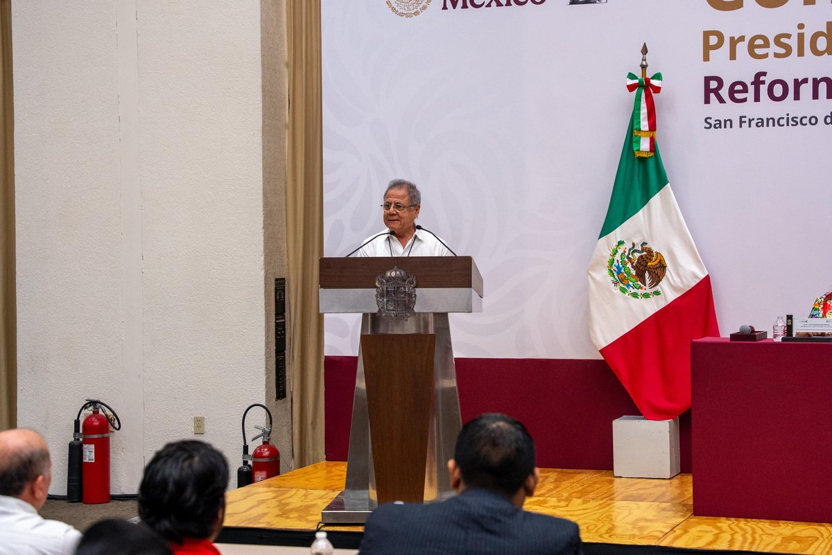 GOBERNADORA, LAYDA SANSORES SAN ROMÁN, PRESIDE LA AUDIENCIA PÚBLICA ESTATAL DE LA COMISIÓN PRESIDENCIAL PARA LA REFORMA ELECTORAL