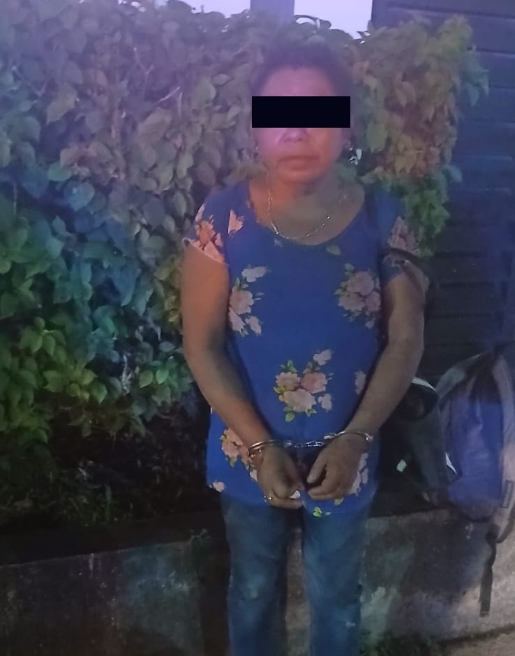 SPSC ASEGURA A MUJER EN LA CAPITAL DEL ESTADO