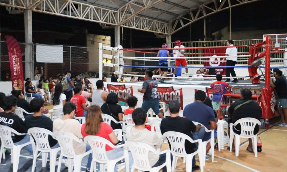 FAMILIAS DE 4 CAMINOS DISFRUTAN DE UN EMOCIONANTE ESPECTÁCULO DE BOX
