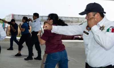 IMPARTEN CLASE DE BOXEO EN LA SPSC