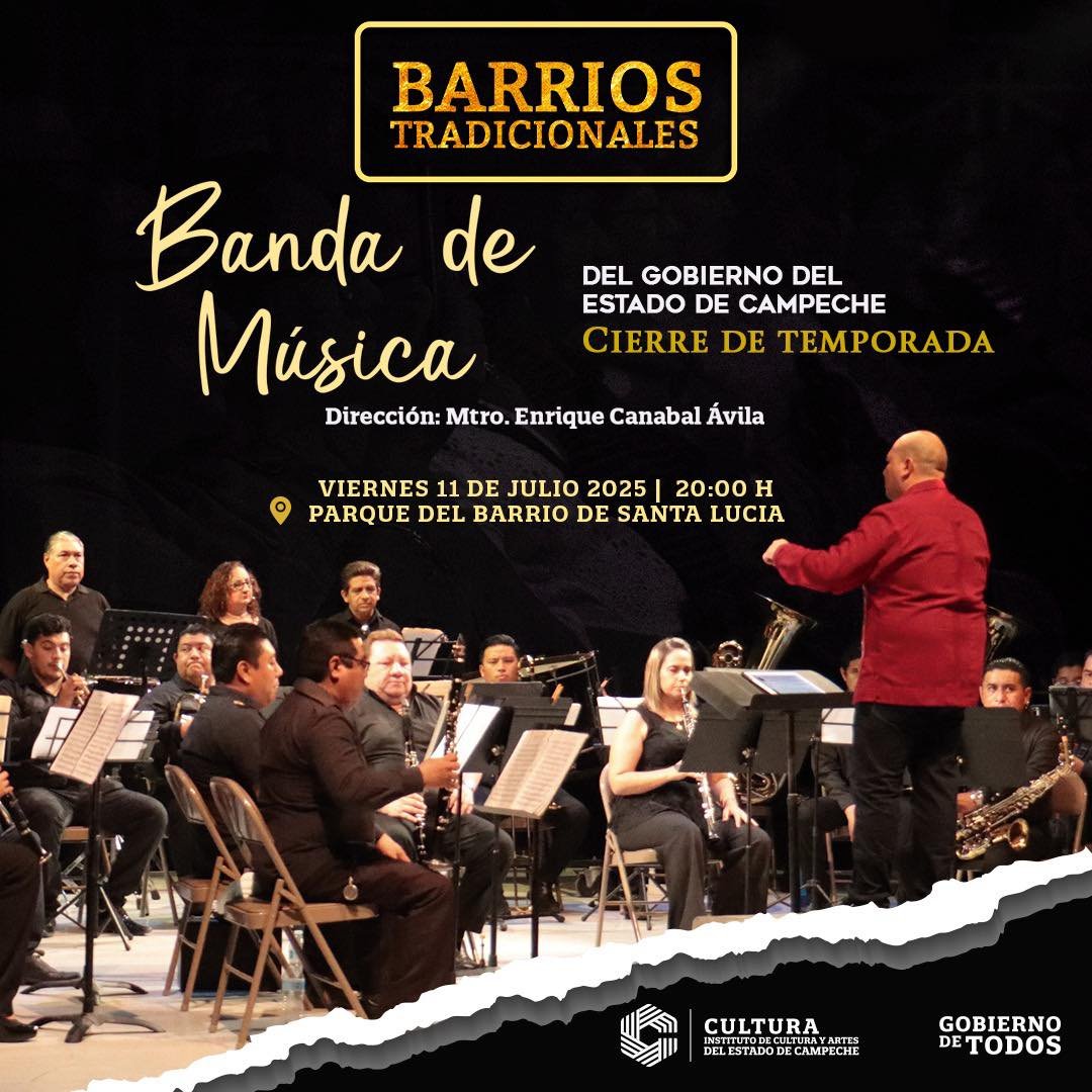 BANDA DEL GOBIERNO CIERRA TEMPORADA EN SANTA LUCÍA