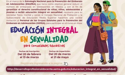 INICIA CAPACITACIÓN DOCENTE EN EDUCACIÓN INTEGRAL EN SEXUALIDAD PARA COMUNIDADES EDUCATIVAS