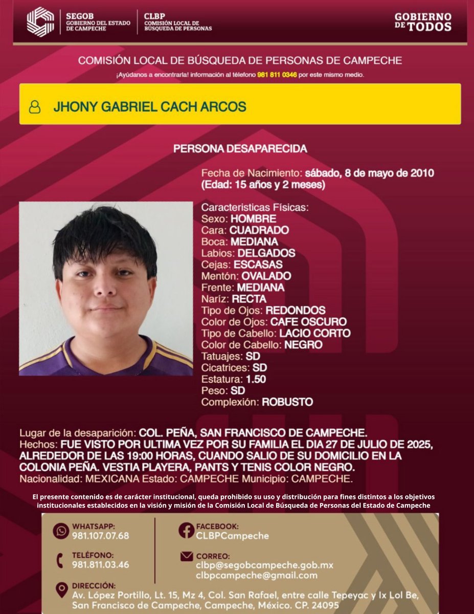 PERSONA LOCALIZADA