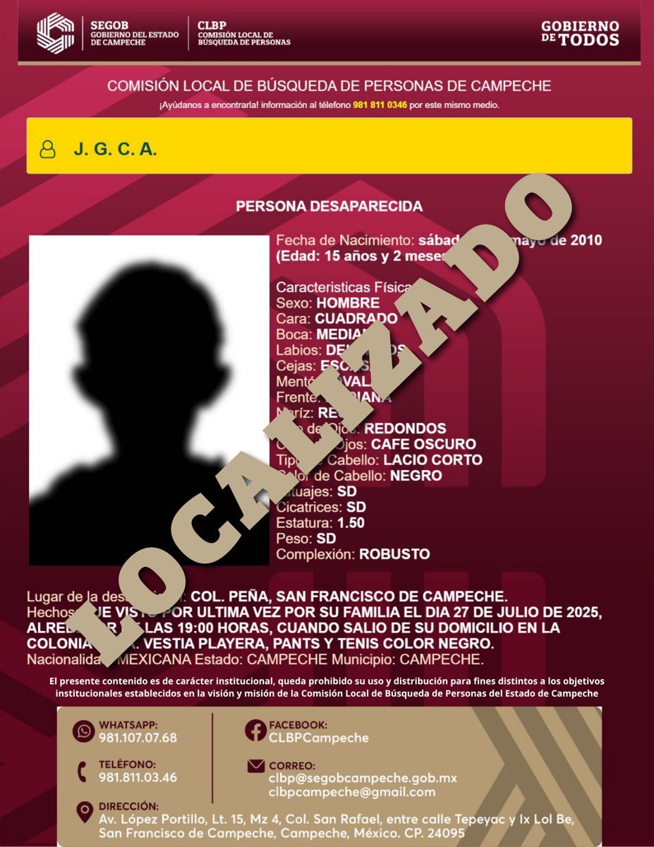 CLBP Y ADO FORTALECEN COLABORACIÓN INTERINSTITUCIONAL PARA LA BÚSQUEDA DE PERSONAS DESAPARECIDAS O NO LOCALIZADAS