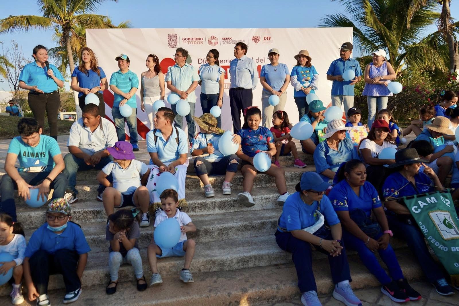 REALIZA SEDUC CAMINATA EN EL MARCO DEL DIA MUNDIAL DE CONCIENCIACIÓN SOBRE EL AUTISMO