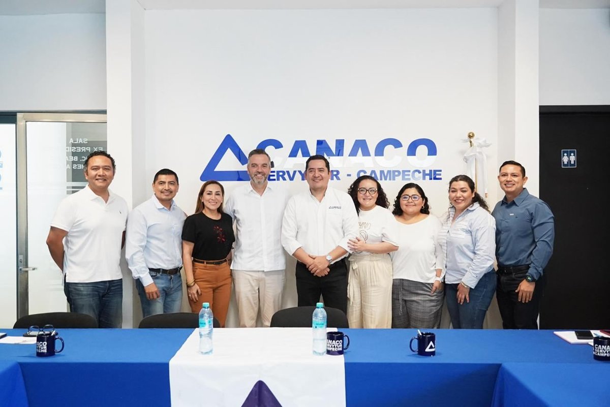 REUNIÓN ESTRATÉGICA CON CANACO SERVYTUR CAMPECHE PARA ESTABLECER PROPUESTAS Y LÍNEAS DE ACCIÓN A FAVOR DEL SECTOR EMPRESARIAL