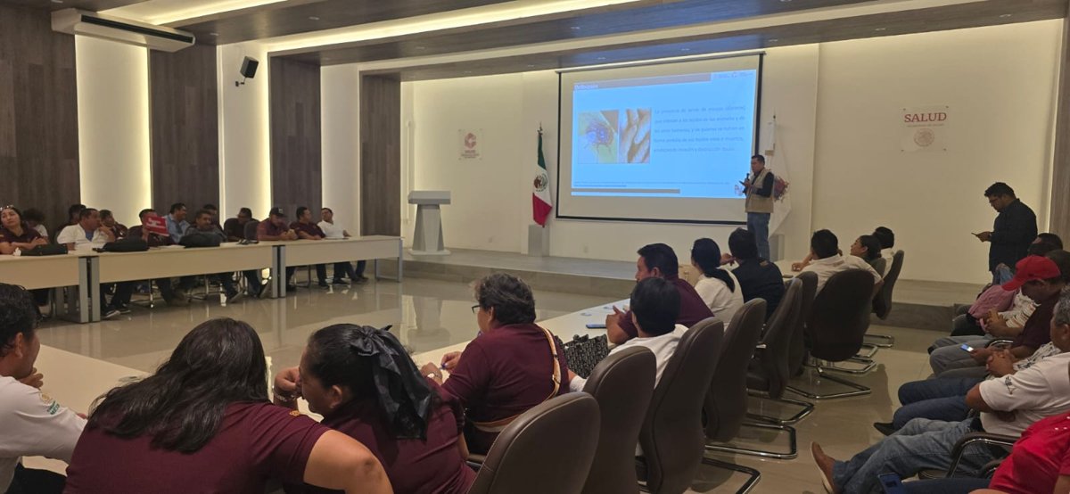 CONTINÚA LA CAPACITACIÓN A PERSONAL DE SALUD SOBRE LA MIASIS EN HUMANOS