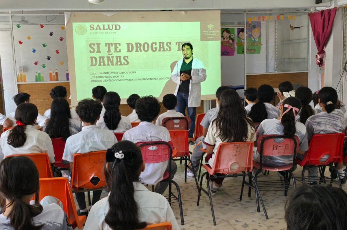 FORTALECEN SALUD MENTAL Y PREVENCIÓN DE ADICCIONES EN CARMEN