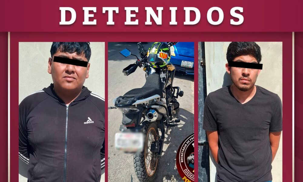 DOS DETENIDOS POR POSESIÓN DE PRESUNTAS SUSTANCIAS ILICITAS