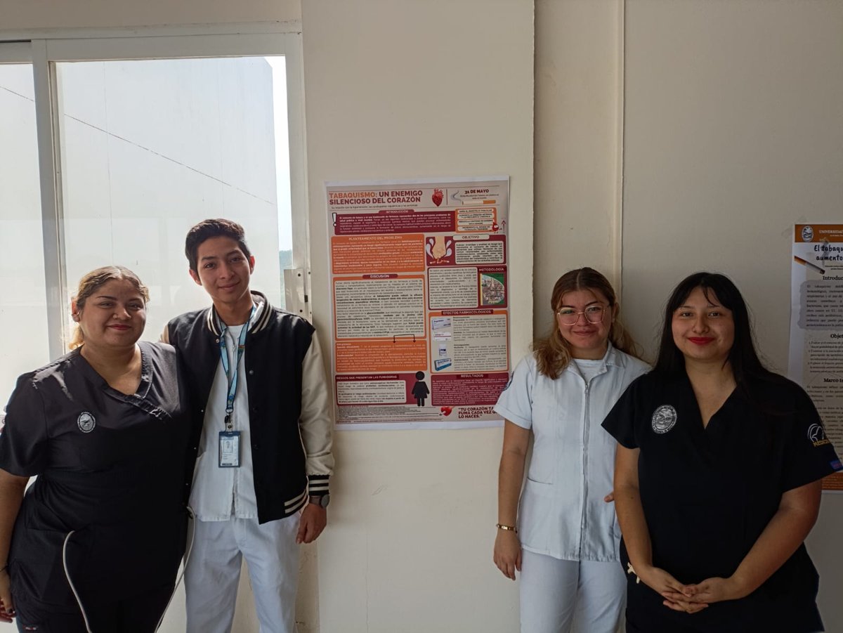 EXHORTAN ALUMNOS DE MEDICINA DE LA UNACAR A EVITAR EL CONSUMO DE TABACO