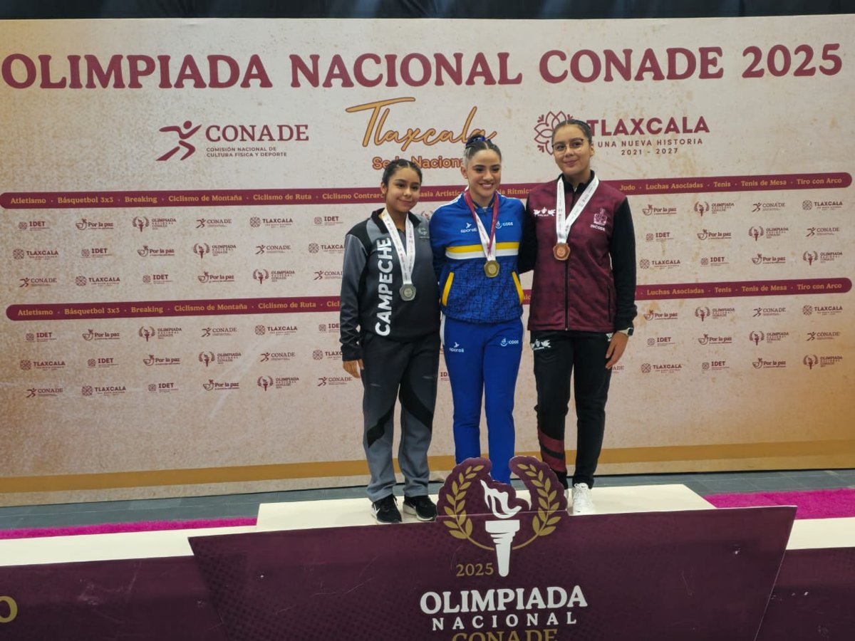 CAROLINA CARRILLO DECENA GANA MEDALLA DE PLATA EN LA OLIMPIADA NACIONAL CONADE 2025