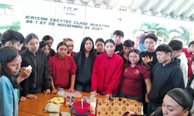 ICAT ACCIÓN MÓVIL HOPELCHÉN REALIZA CLASE MUESTRA DE ELECTRICIDAD, REPOSTERIA Y APLICACIÓN DE UÑAS A LOS ALUMNOS DEL CECYTEC DE ESTE MUNICIPIO