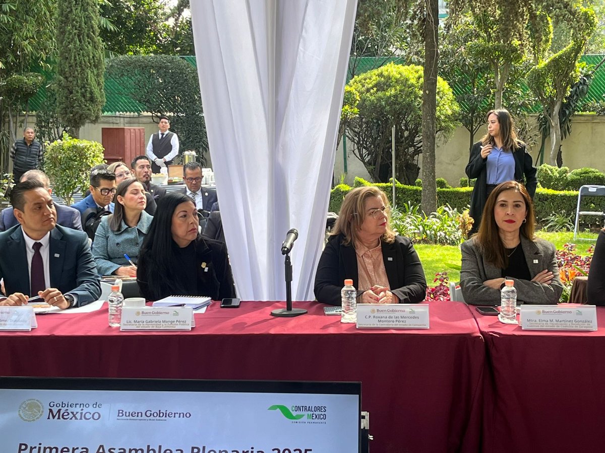 PRIMERA ASAMBLEA PLENARIA DE LA COMISIÓN PERMANENTE DE CONTRALORES EN CDMX